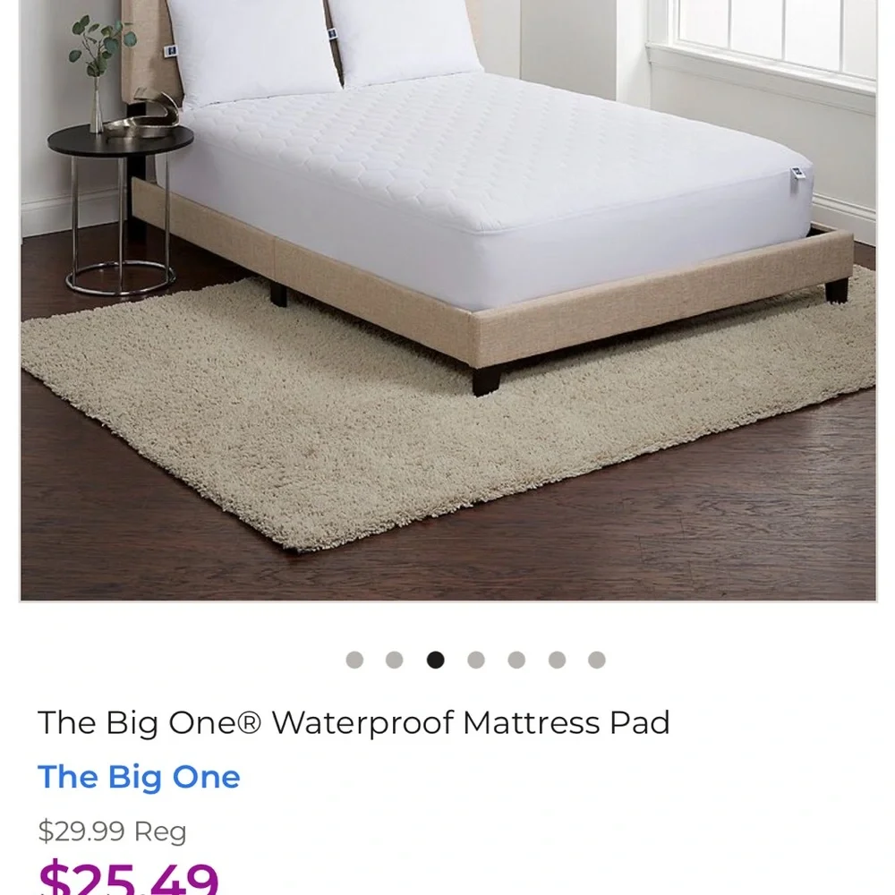 The Big One White Mattress Pad